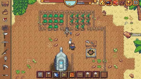 Сцена с применением игровых возможностей Surviving Titan