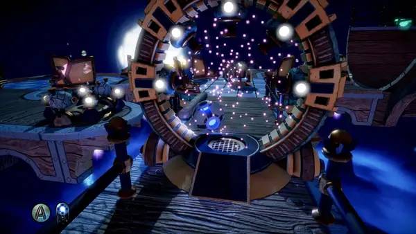 Сцена с применением игровых возможностей Switchball HD