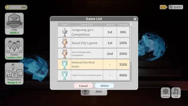 Сцена с применением игровых возможностей Taekwondo Demonstration Team Simulator