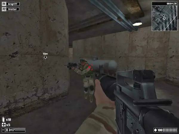 Сцена с применением игровых возможностей Terrorist Takedown  Conflict in Mogadishu (Army Ranger  Mogadishu)