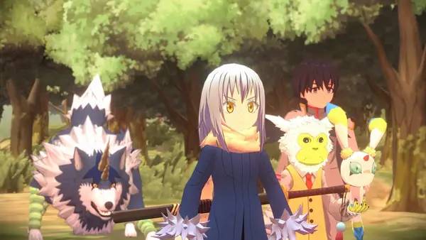 Сцена с применением игровых возможностей That Time I Got Reincarnated as a Slime ISEKAI Chronicles