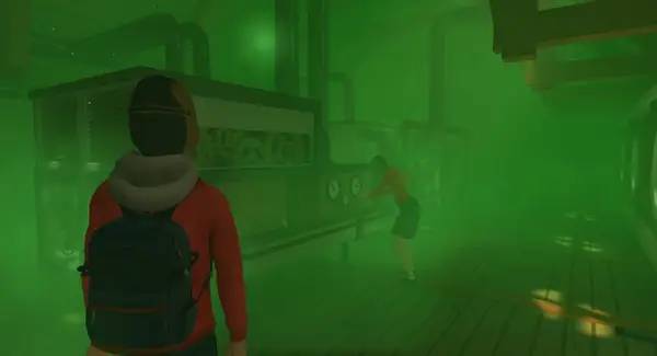 Сцена с применением игровых возможностей The Academy The First Riddle