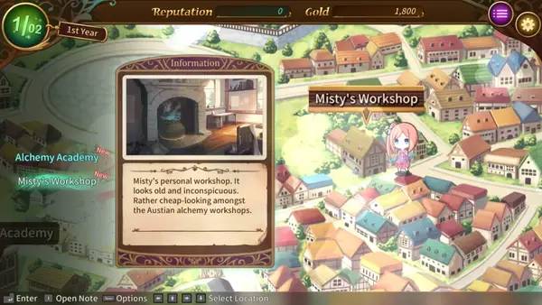 Сцена с применением игровых возможностей The Emerald Tablet