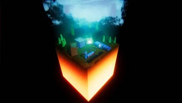 Сцена с применением игровых возможностей The God