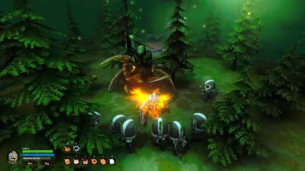 Сцена с применением игровых возможностей The Great Story of a Mighty Hero - Remastered