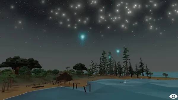 Сцена с применением игровых возможностей The Island Story