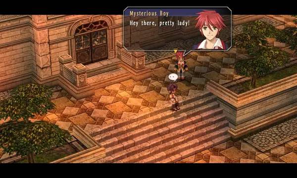 Сцена с применением игровых возможностей The Legend of Heroes  Trails in the Sky the 3rd