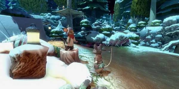 Сцена с применением игровых возможностей The Lost Legends of Redwall The Scout Act 2