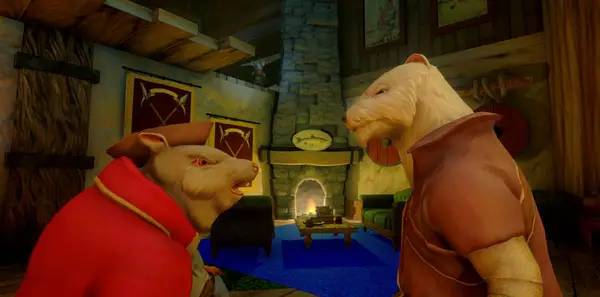 Сцена с применением игровых возможностей The Lost Legends of Redwall  The Scout Anthology