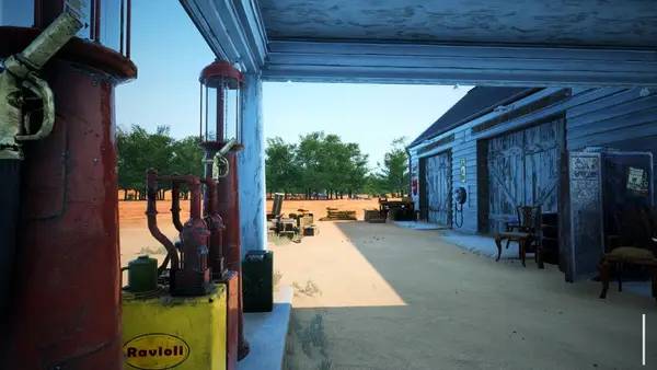 Сцена с применением игровых возможностей The Quiet Apocalypse