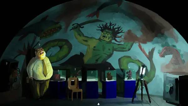 Сцена с применением игровых возможностей The Rise of the Golden Idol