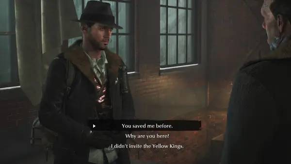 Сцена с применением игровых возможностей The Sinking City