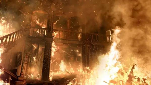 Сцена с применением игровых возможностей Thief