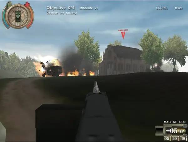 Сцена с применением игровых возможностей Tiger Hunt