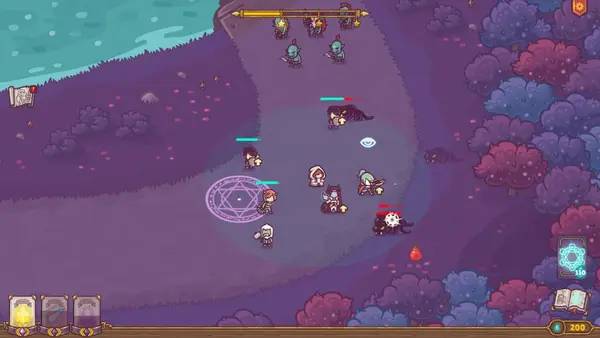 Сцена с применением игровых возможностей Tiny Guardians