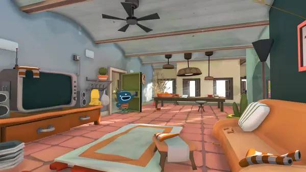 Сцена с применением игровых возможностей Tiny Terry's Turbo Trip