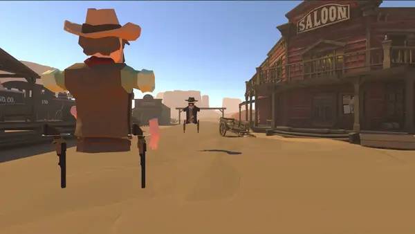 Сцена с применением игровых возможностей Toe To Toe VR Party Games