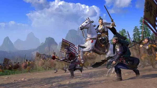 Сцена с применением игровых возможностей Total War THREE KINGDOMS