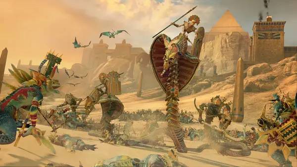 Сцена с применением игровых возможностей Total War  WARHAMMER 2 Rise of the Tomb Kings