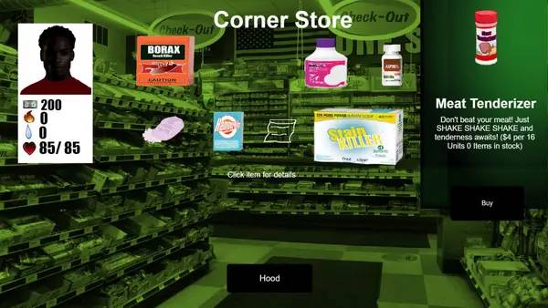 Сцена с применением игровых возможностей Trapper Drug Dealing RPG