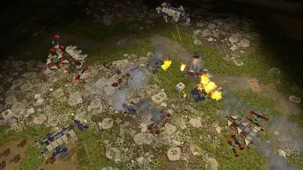 Сцена с применением игровых возможностей Uncrewed