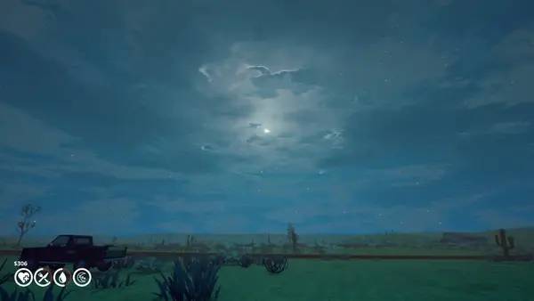 Сцена с применением игровых возможностей Under the Sand REDUX - a road trip game