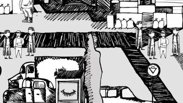 Сцена с применением игровых возможностей Vasilis