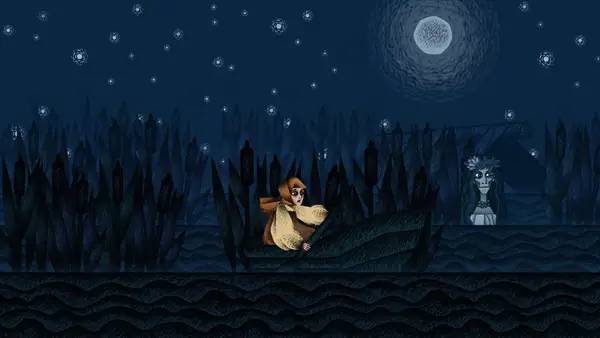 Сцена с применением игровых возможностей Vasilisa and Baba Yaga