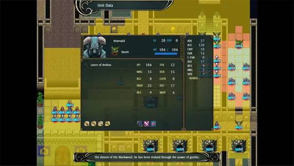 Сцена с применением игровых возможностей Vestaria Saga 2  The Sacred Sword of Silvanister