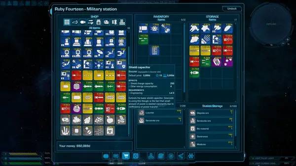 Сцена с применением игровых возможностей VoidExpanse