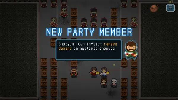 Сцена с применением игровых возможностей Wanna Survive