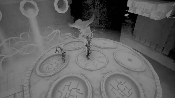 Сцена с применением игровых возможностей Weakless