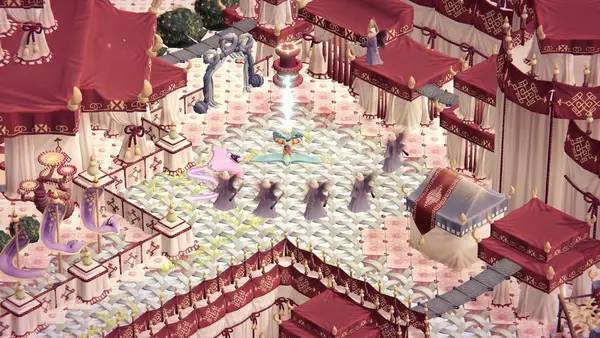 Сцена с применением игровых возможностей Weaving Tides