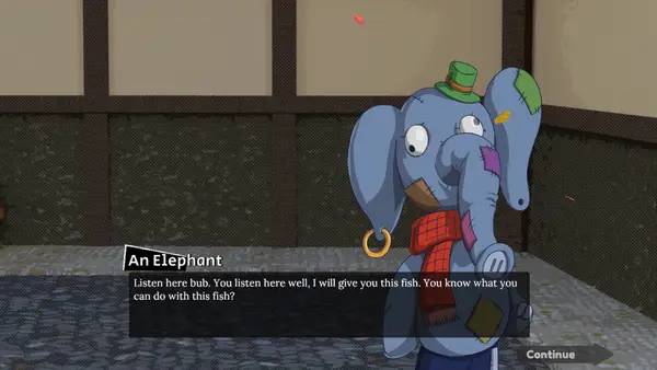 Сцена с применением игровых возможностей What if George Washington was a Girl 