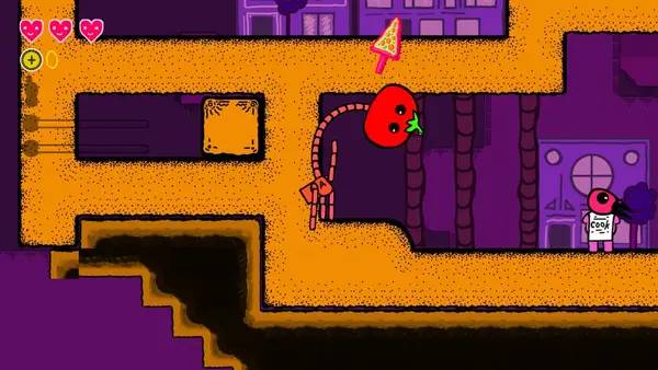 Сцена с применением игровых возможностей Why pizza