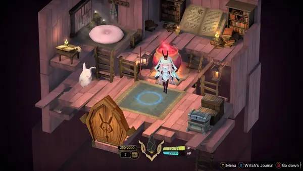 Сцена с применением игровых возможностей WitchSpring3 Re Fine - The Story of Eirudy -