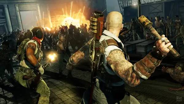 Сцена с применением игровых возможностей Zombie Army 4  Dead War - Super Deluxe Edition